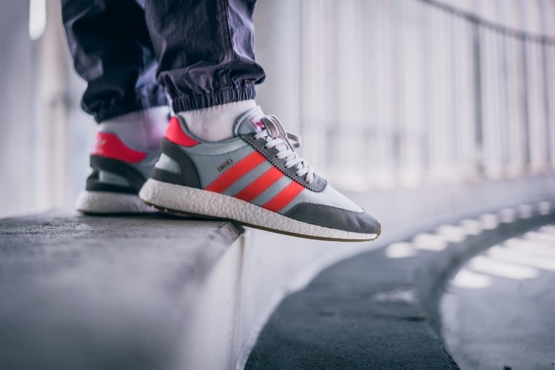 Adidas originals iniki runner ch solid grey-turbo-gum outlet 3